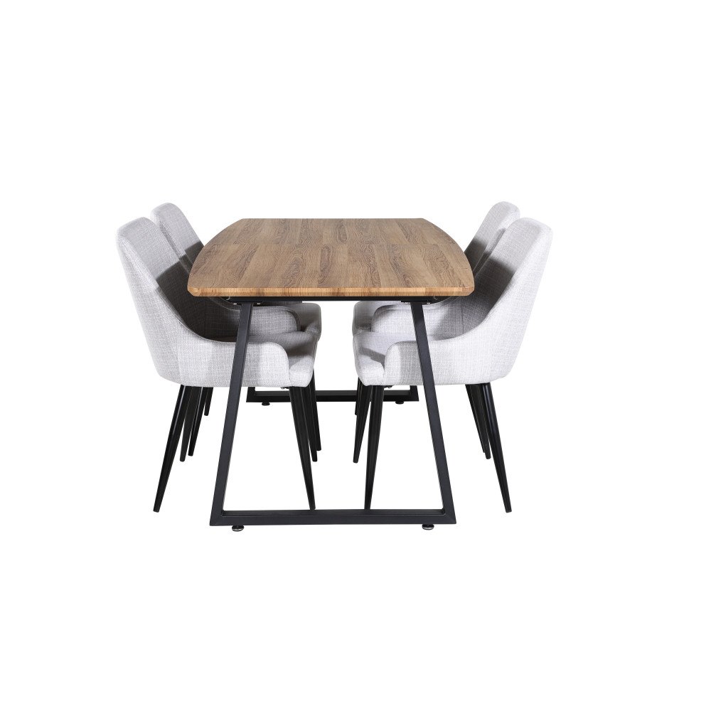 Venture Home Matgrupp Inca med stolarna Plaza