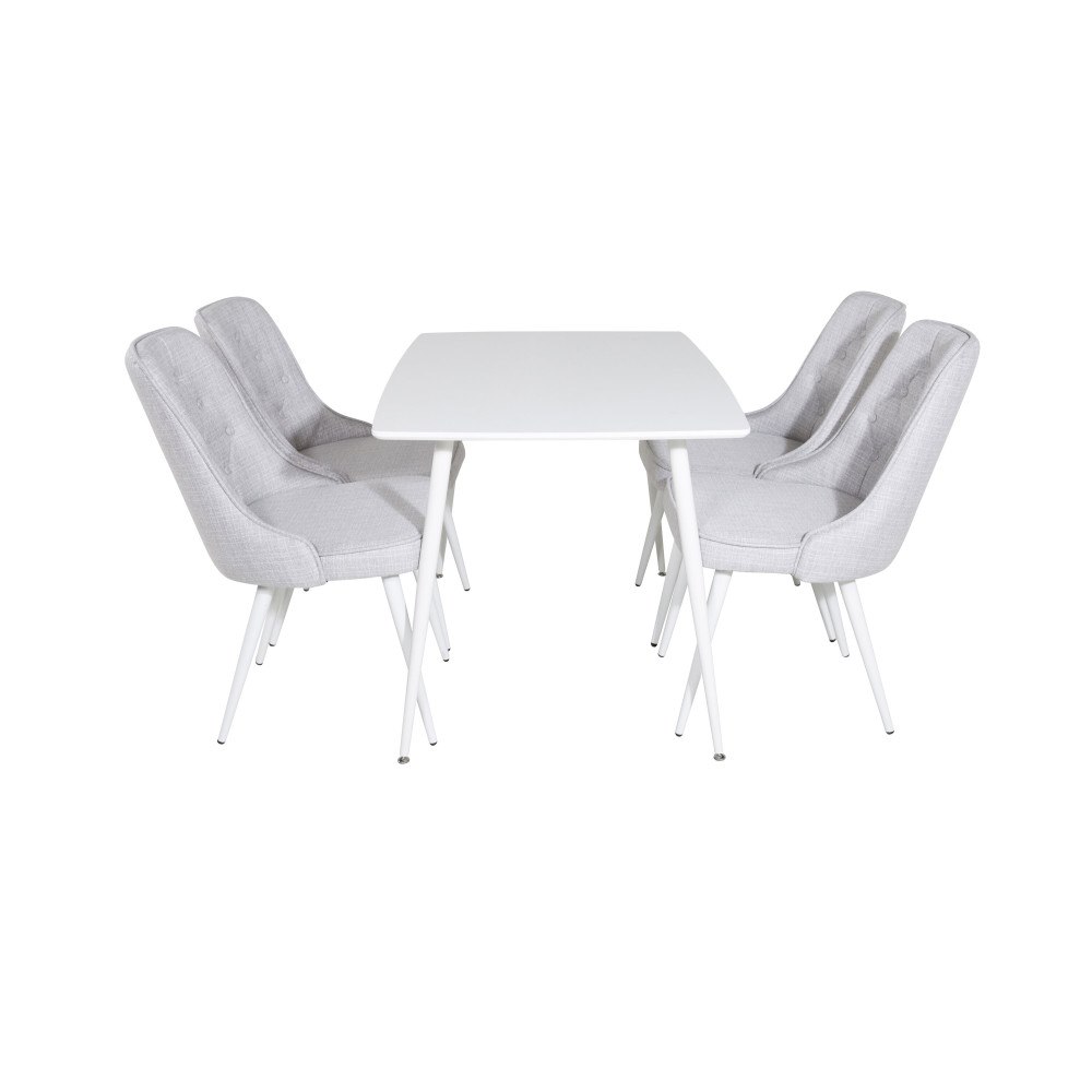 Venture Home Matgrupp Polar med stolarna Velvet Deluxe