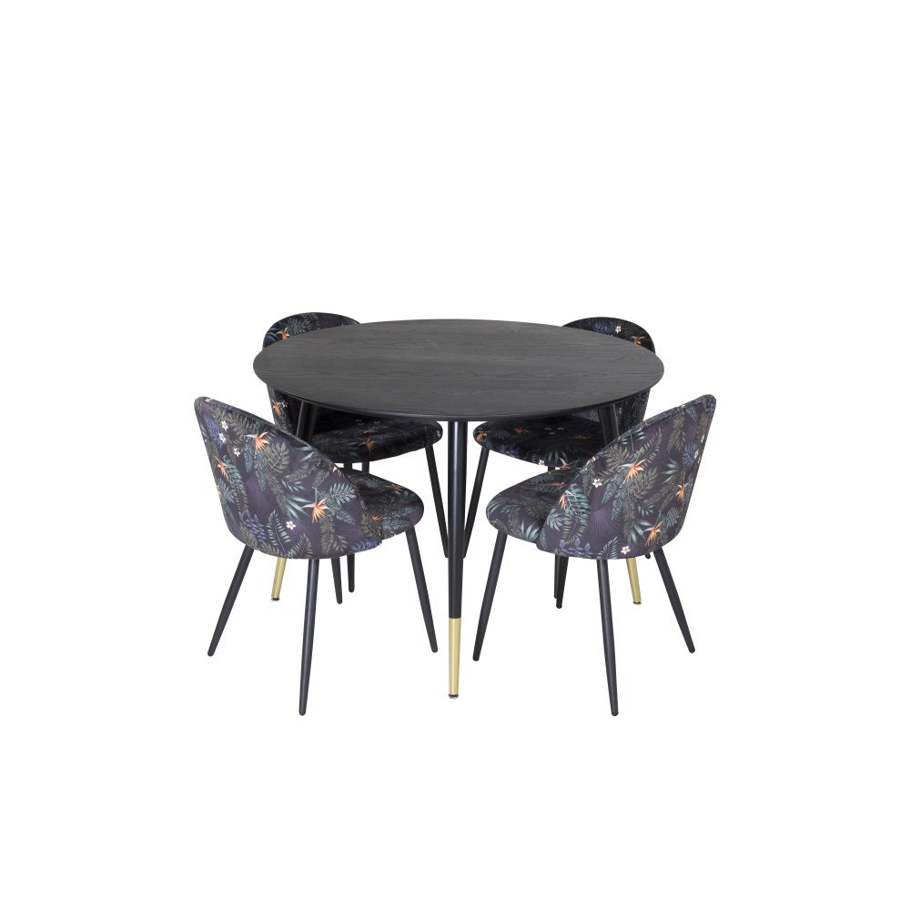 Venture Home Matgrupp Dipp med stolarna Velvet