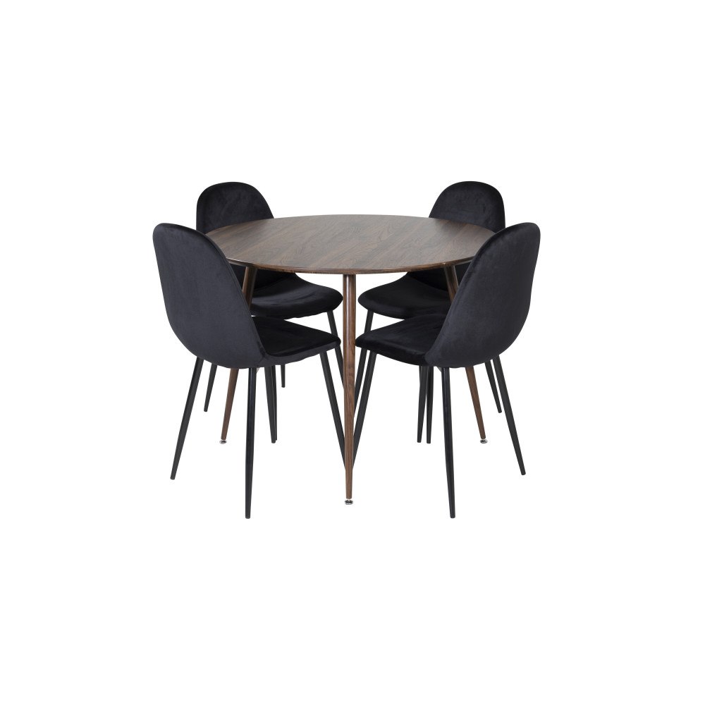 Venture Home Matgrupp Plaza med stolarna Polar