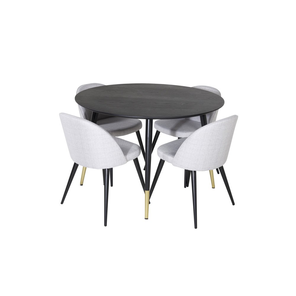 Venture Home Matgrupp Dipp med stolarna Velvet