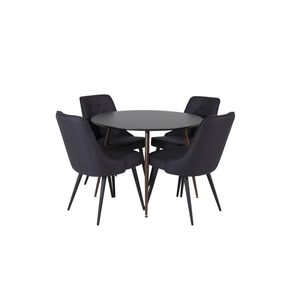 Venture Home Matgrupp Plaza med stolarna Velvet Deluxe
