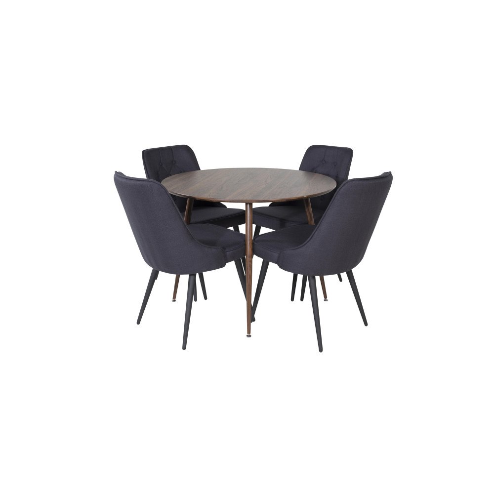 Venture Home Matgrupp Plaza med stolarna Velvet Deluxe