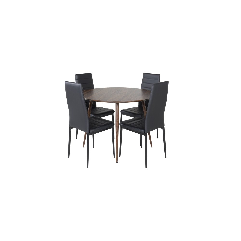 Venture Home Matgrupp Plaza med stolarna Slim