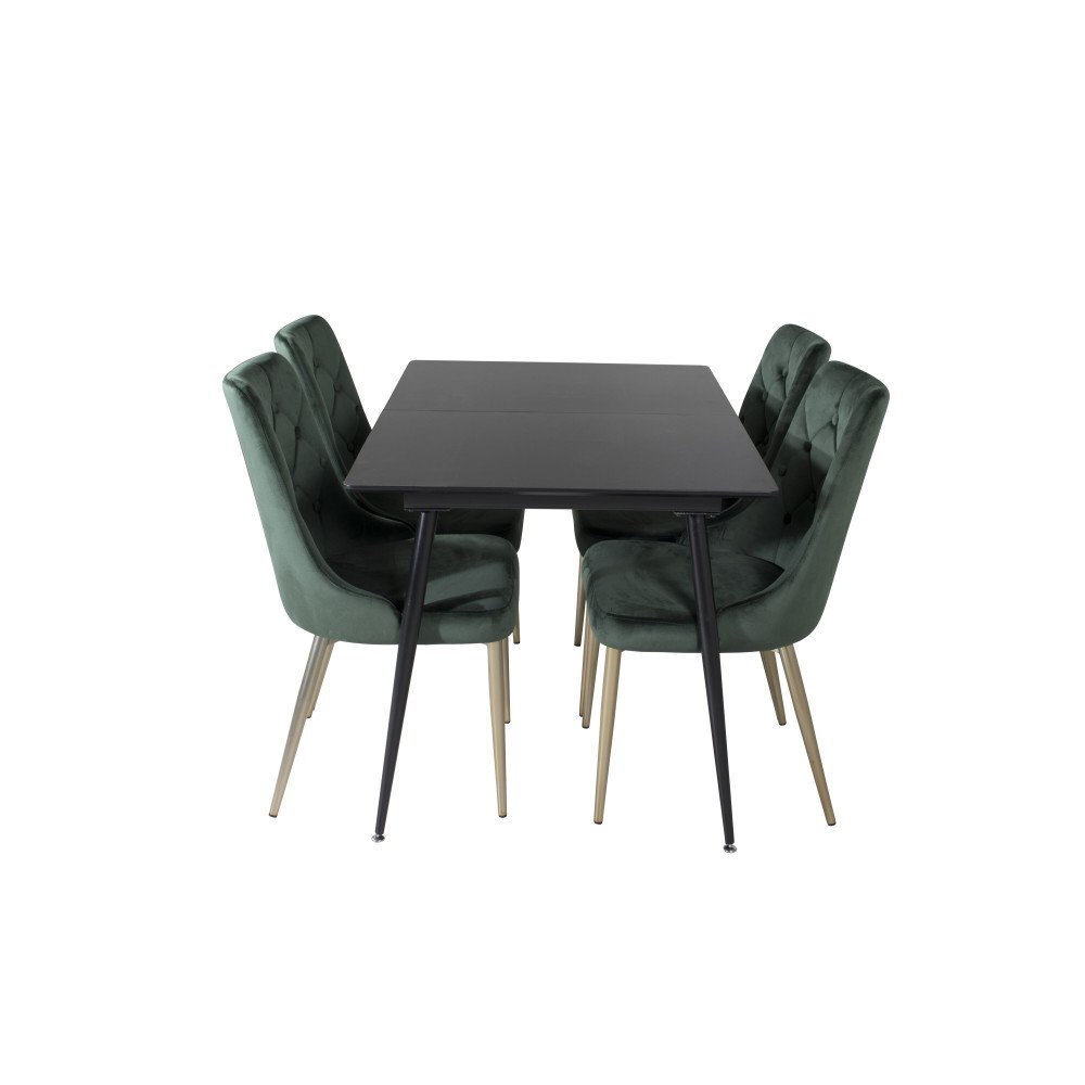 Venture Home Silar Matbord med Velvet Deluxe Stolarna