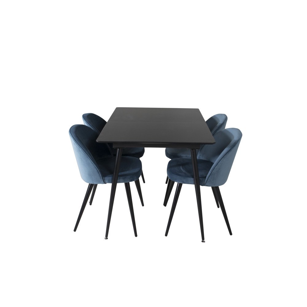 Venture Home Silar Matbord med Velvet Stolarna