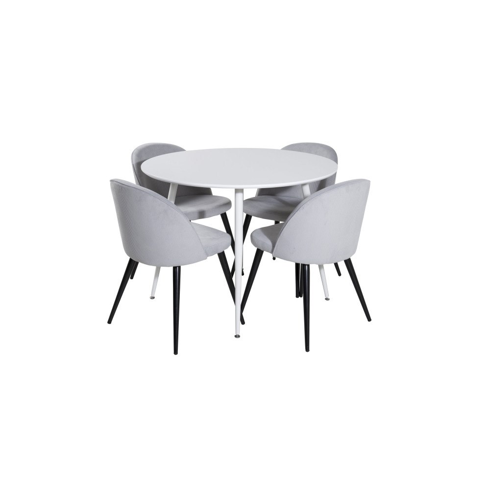 Venture Home Matgrupp Plaza med stolarna Velvet