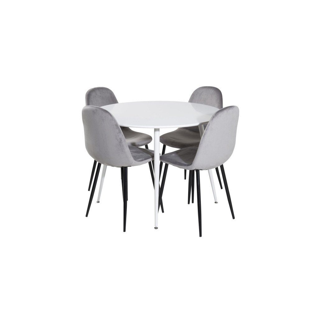 Venture Home Matgrupp Plaza med stolarna Polar