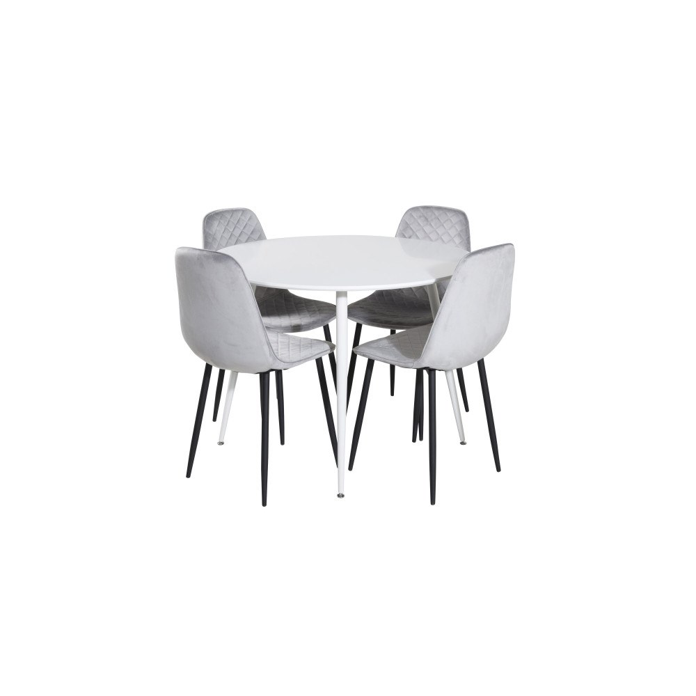 Venture Home Matgrupp Plaza med stolarna Polar
