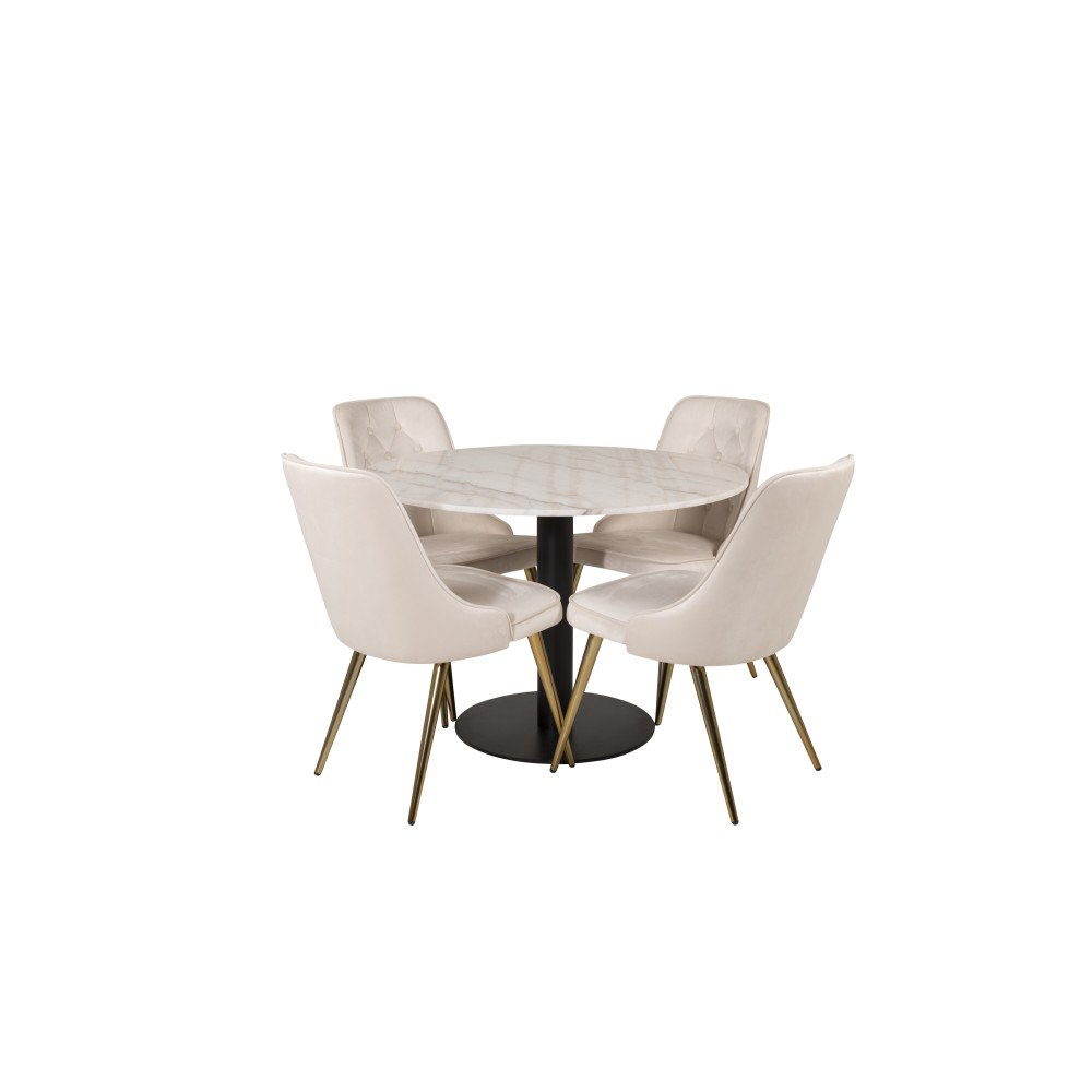 Venture Home Estelle Rund Matgrupp