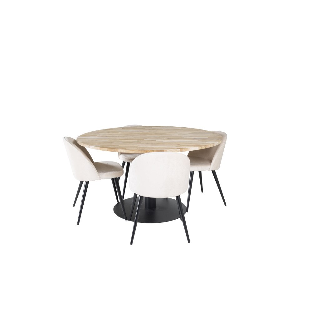Venture Home Matgrupp Cirebon med stolarna Velvet