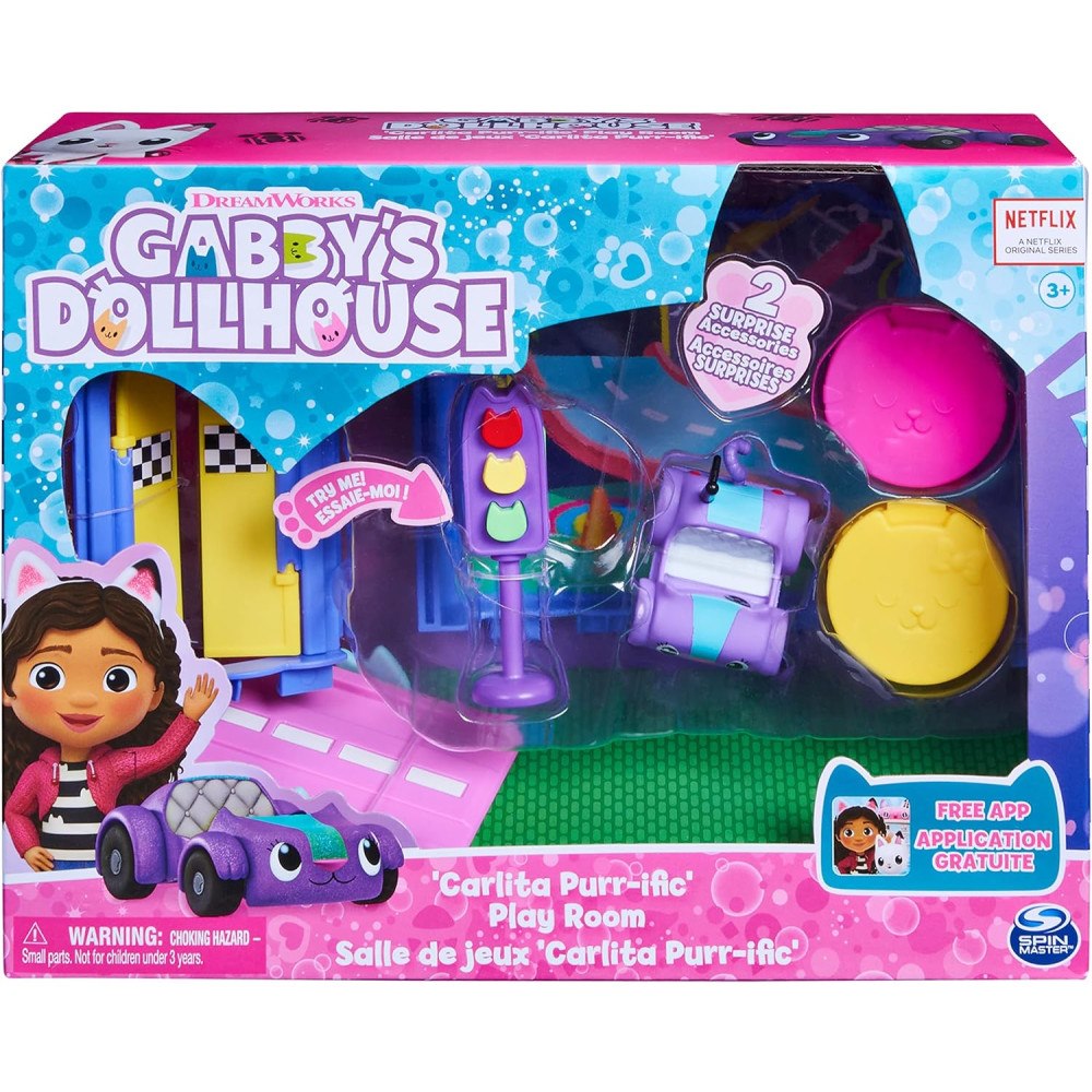 Gabby's Dollhouse Gabby's Dollhouse - Deluxe Room - Carlita Purr-ific Play Room