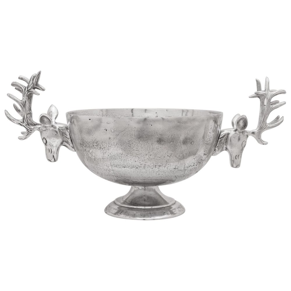 vidaXL Silver Cup 62x35x33 cm Aluminium