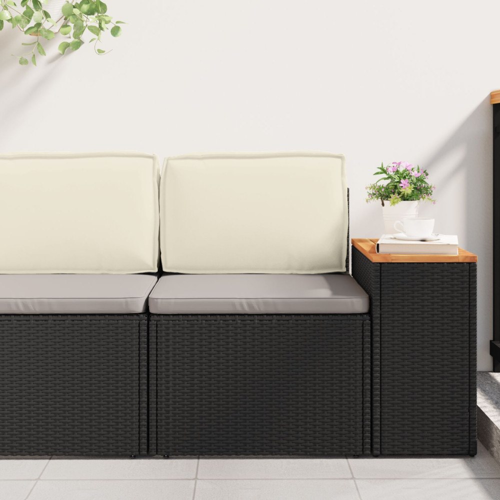 vidaXL Pallkudde för ryggstöd Grädde 50x40x12 cm Oxfordtyg