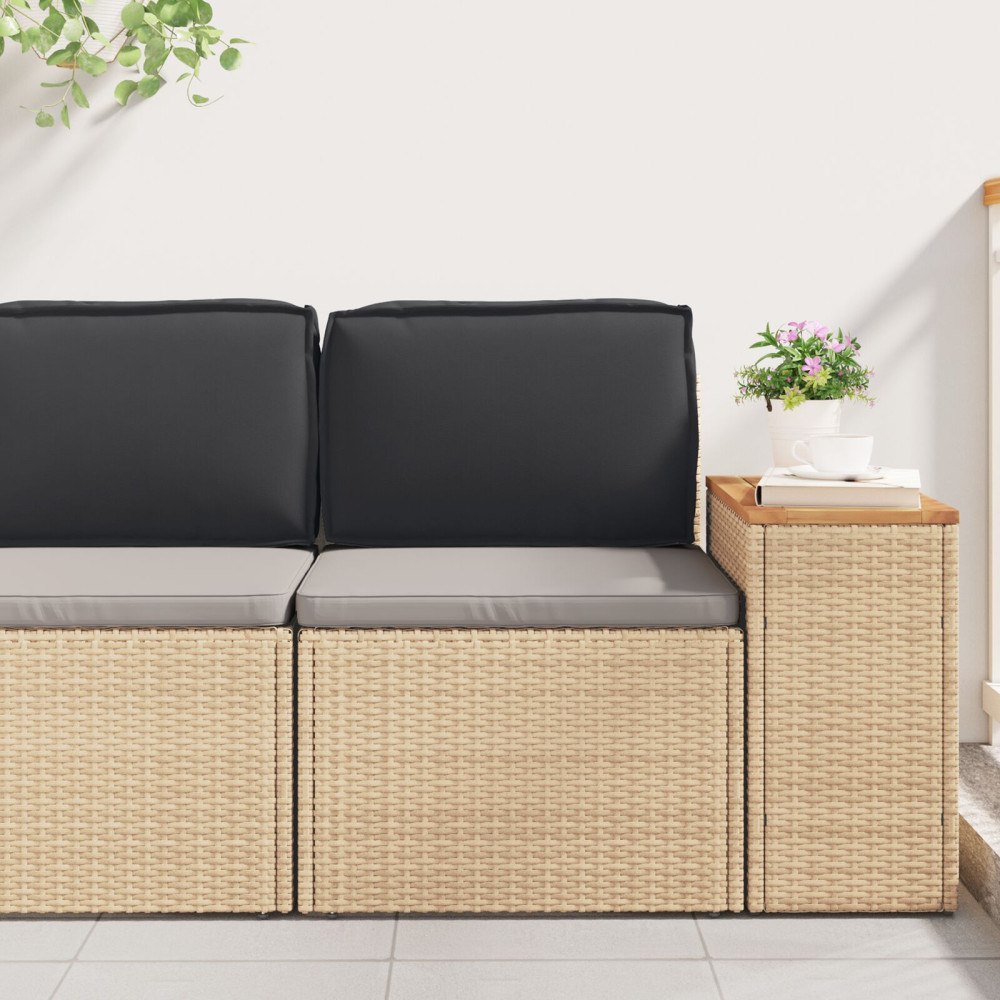 vidaXL Pallkudde för ryggstöd Svart 60x40x12 cm Oxfordtyg