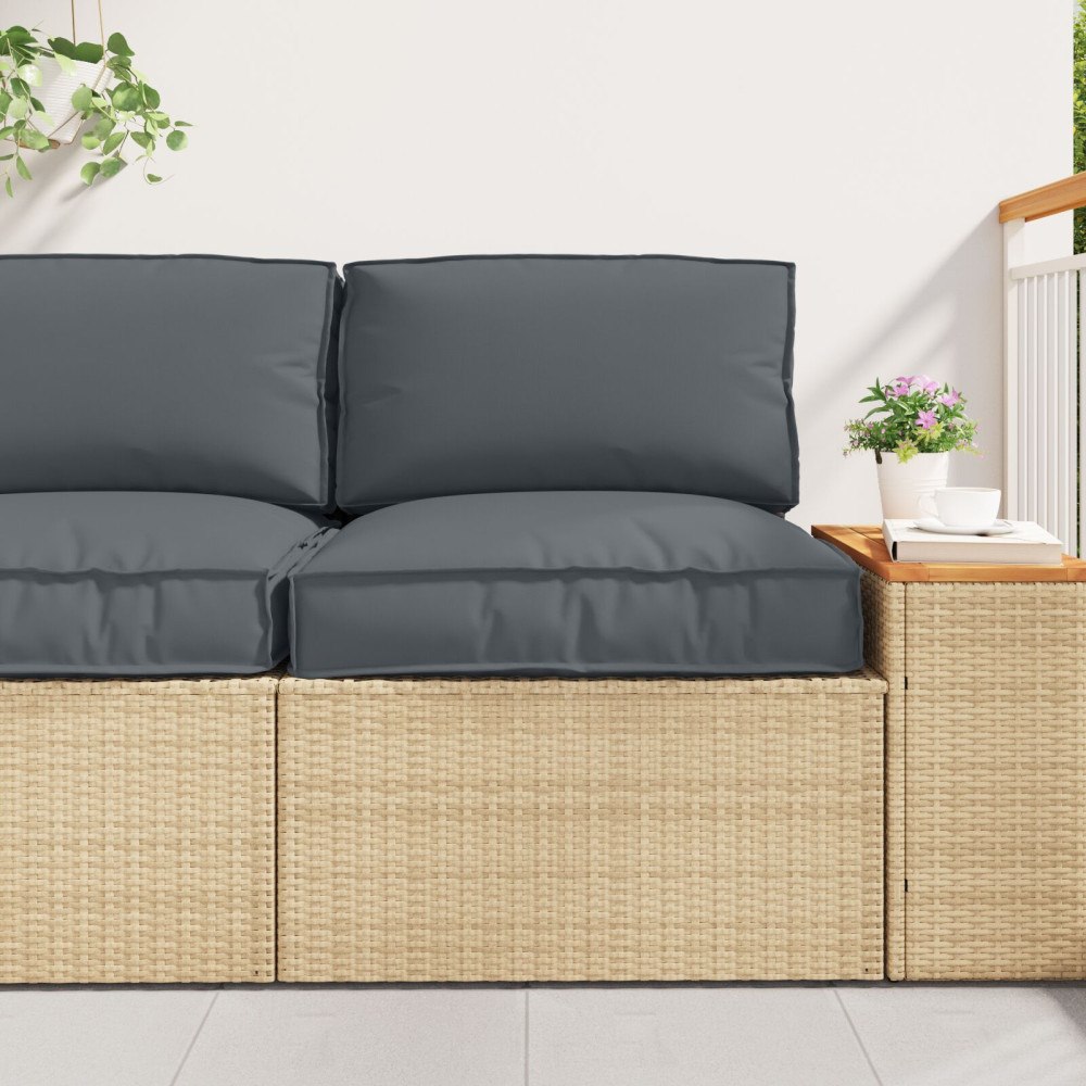vidaXL Pallar Kudde för Säte Antracit 70x70x12 cm Oxford Tyg