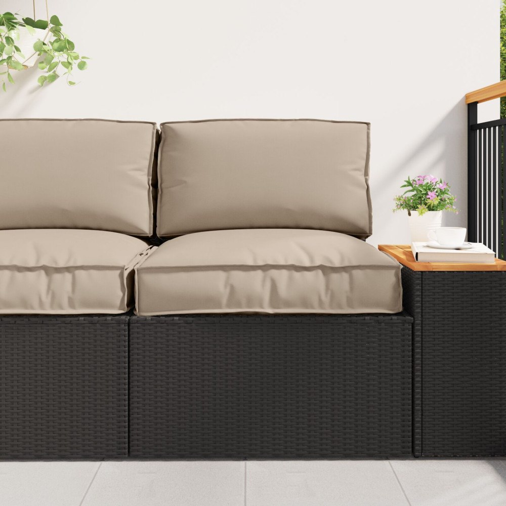 vidaXL Pallkudde för sittplats Taupe 70x70x12 cm Oxfordtyg