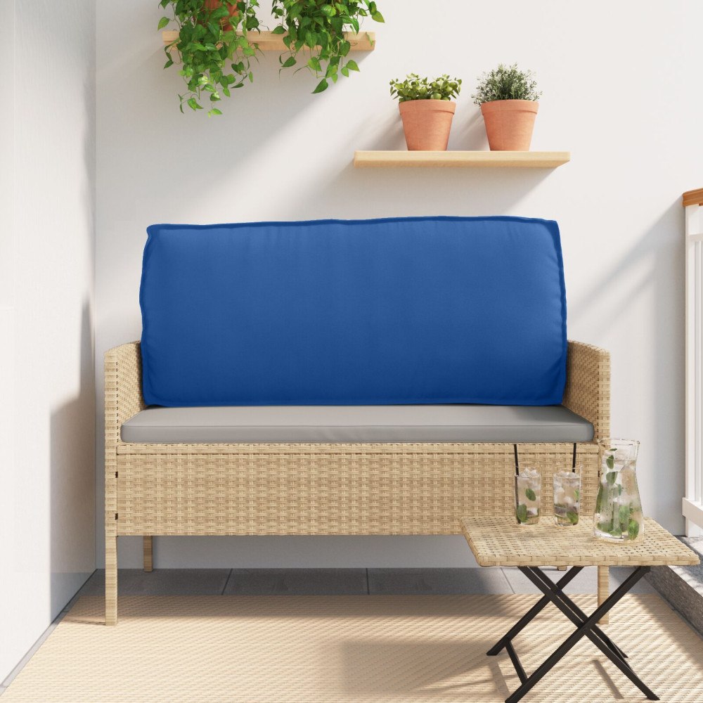 vidaXL Pallkudde för Ryggstöd Kunglig Blå 120x40x12 cm Oxford Tyg