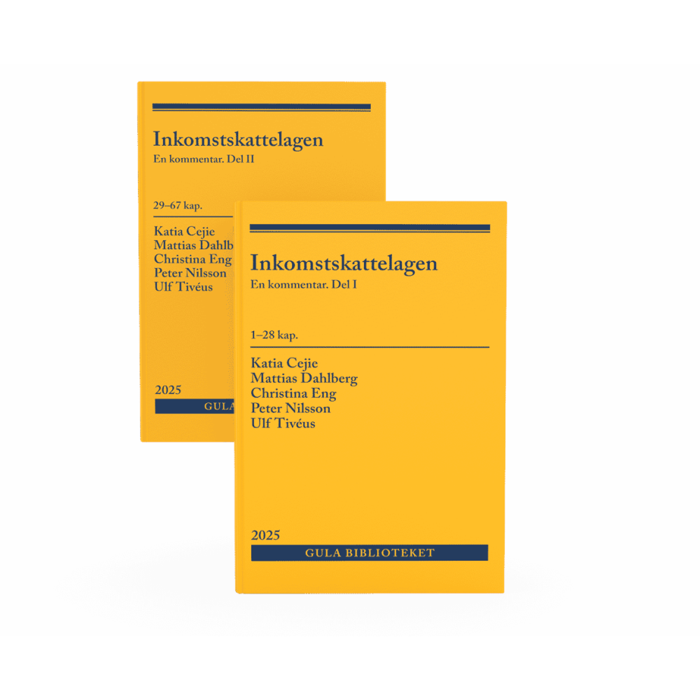 Katia Cejie Inkomstskattelagen  : En kommentar. Del I och del II (häftad)