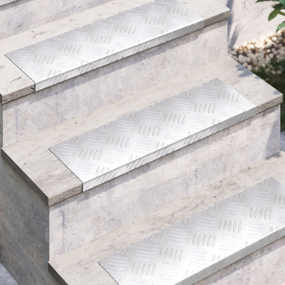 vidaXL Aluminium Trapsteg - 15 pack, Halkfria, 60x18 cm