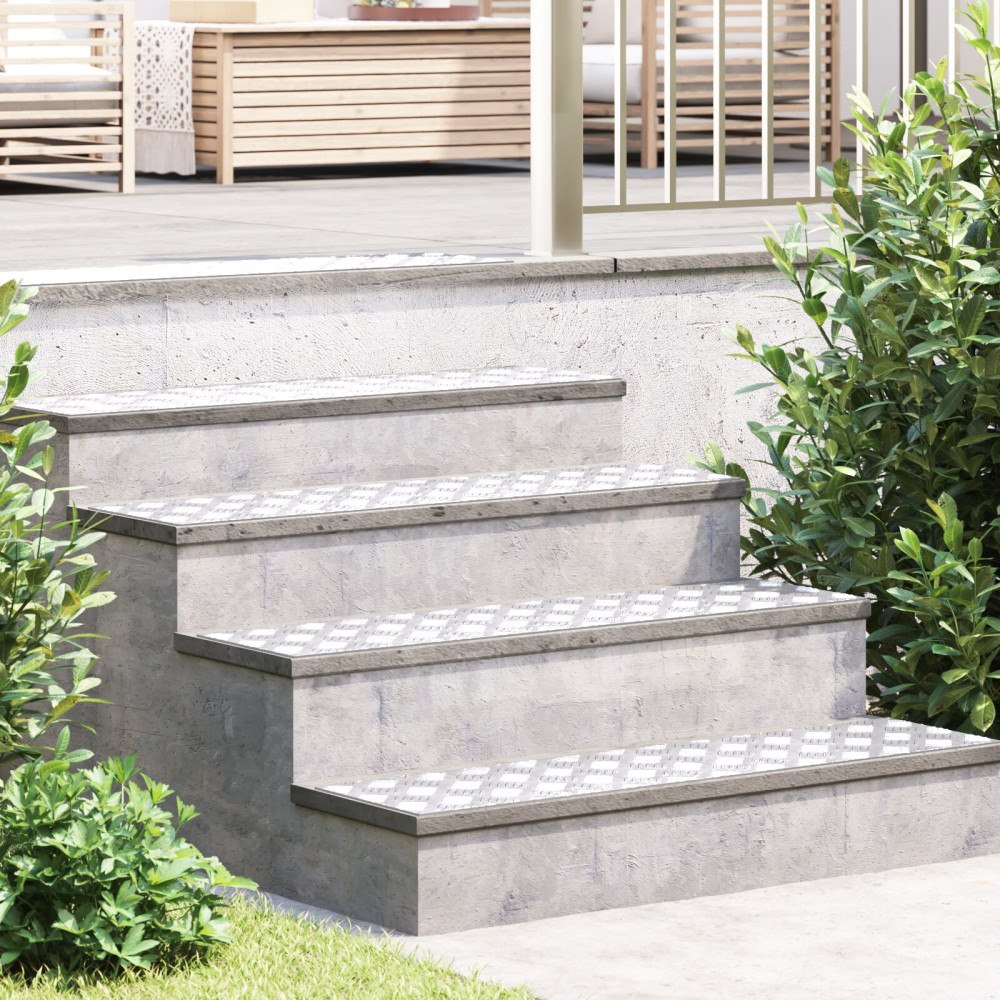 vidaXL Aluminium Schackplattor 2 st Halkfria 100x25 cm