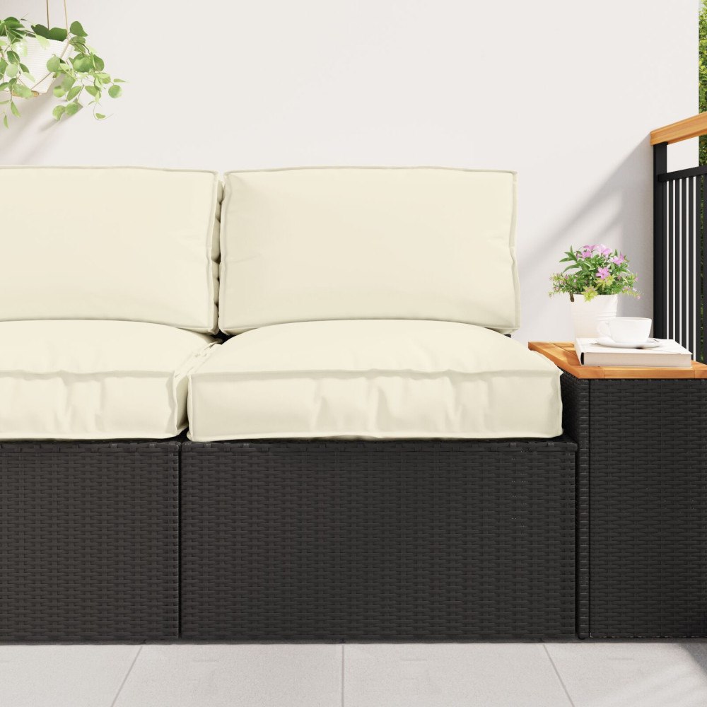 vidaXL Pallkudde för Sitt Grädde 60 x 60 x 12 cm Oxfordtyg