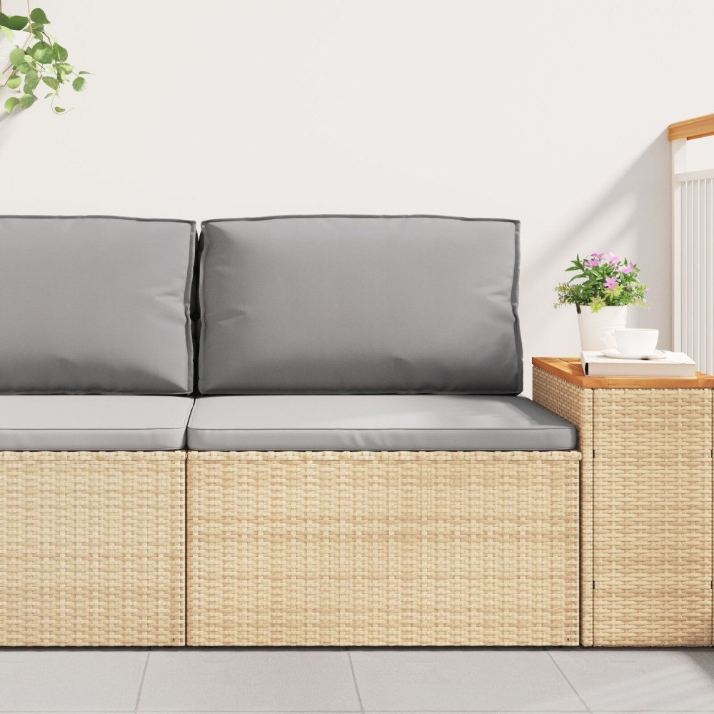 vidaXL Pallkudde för Ryggstöd Grå 80x40x12 cm