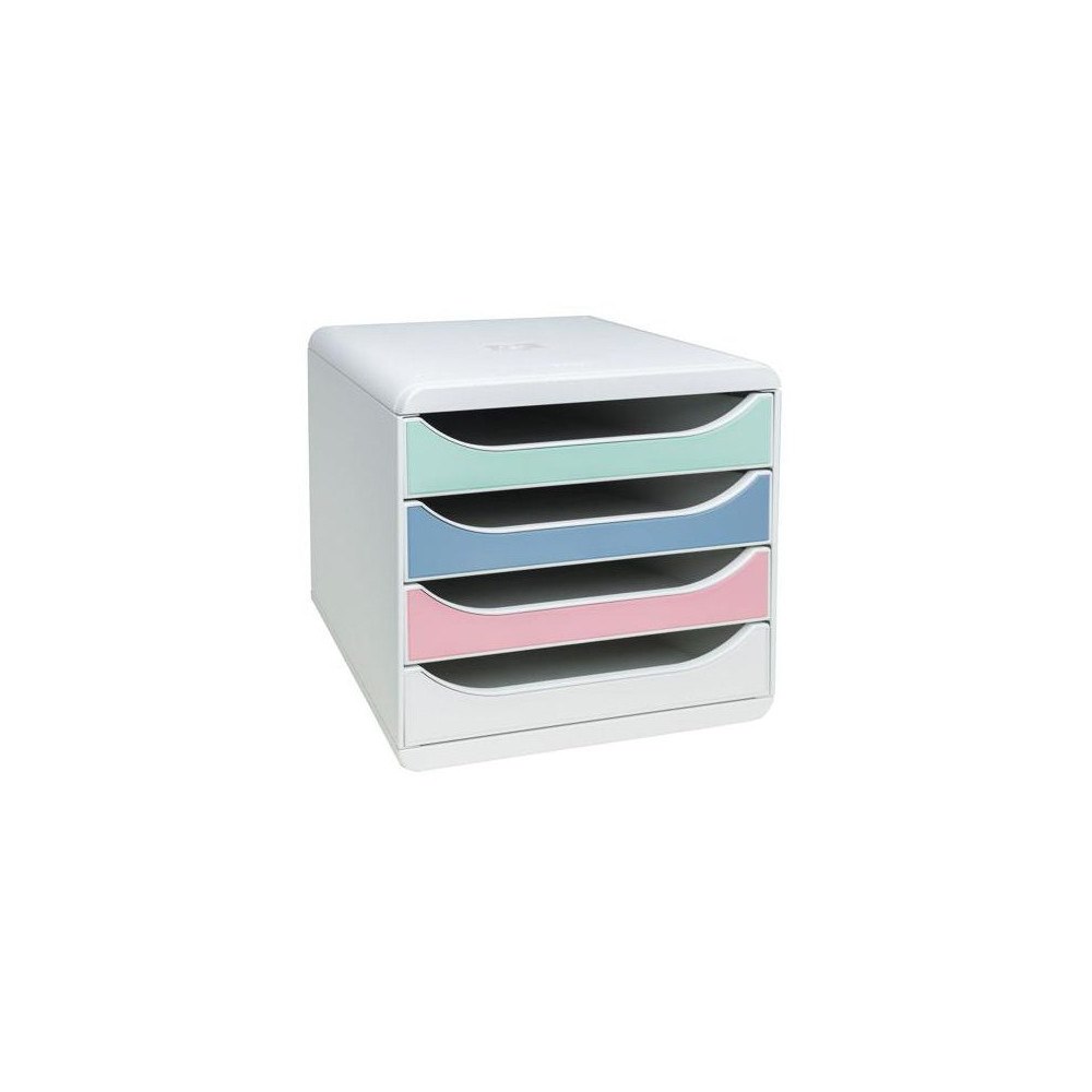 EXACOMPTA Blankettbox Bigbox Autentik 4låd. pastel