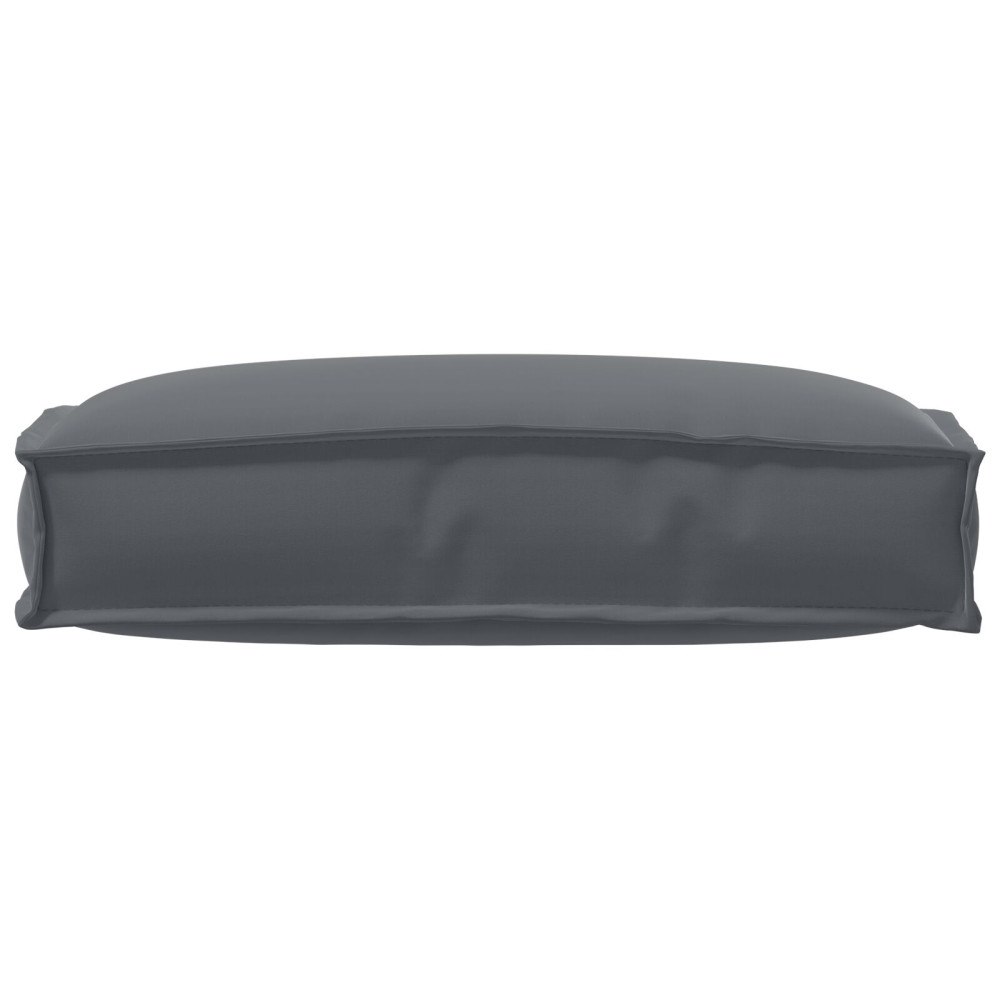 vidaXL Pallkudde för ryggstöd Antracit 60x40x12 cm Oxfordtyg