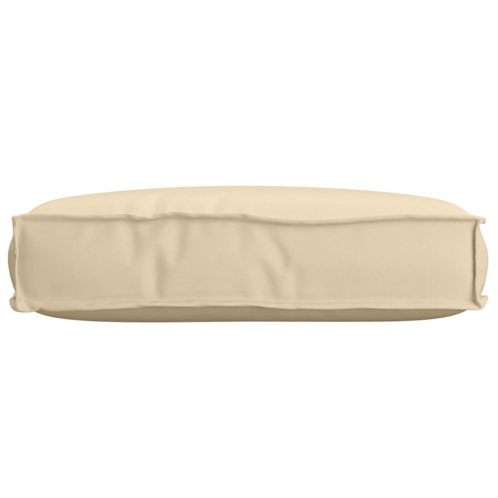 vidaXL Pallkudde för Sitt Beige 60x40x8 cm Oxford Tyg