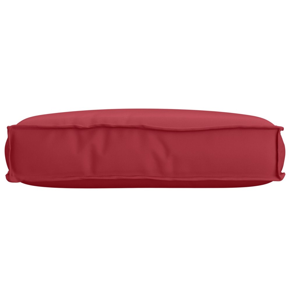 vidaXL Pallkudde för sittplats Vinröd 60x40x8 cm Oxford-tyg