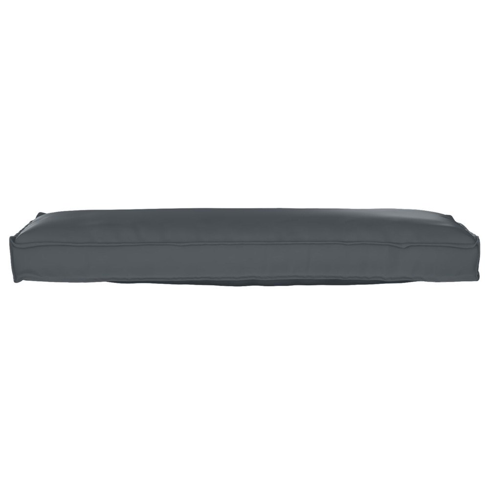 vidaXL Pallkudde för Bänk Antracit 120x40x8 cm Oxford Tyg