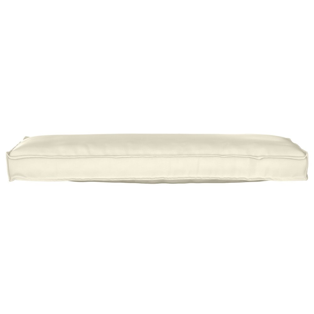 vidaXL Pallkudde för Bänk Grädde 120x40x8 cm Oxford Tyg