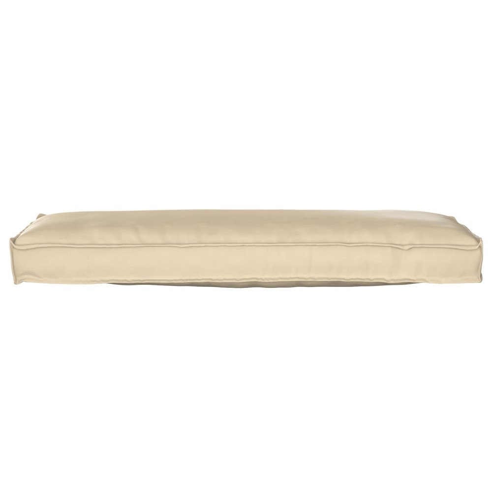 vidaXL Pallettkudde för bänk beige 120x40x8 cm Oxford tyg