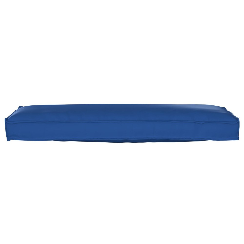 vidaXL Pallkudde för bänk kunglig blå 120x40x8 cm Oxford tyg