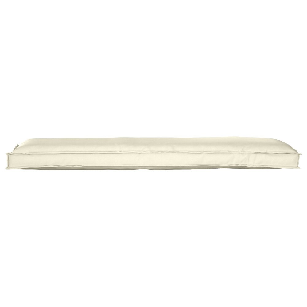 vidaXL Palletkudde för bänk Grädde 150x40x8 cm Oxford-tyg