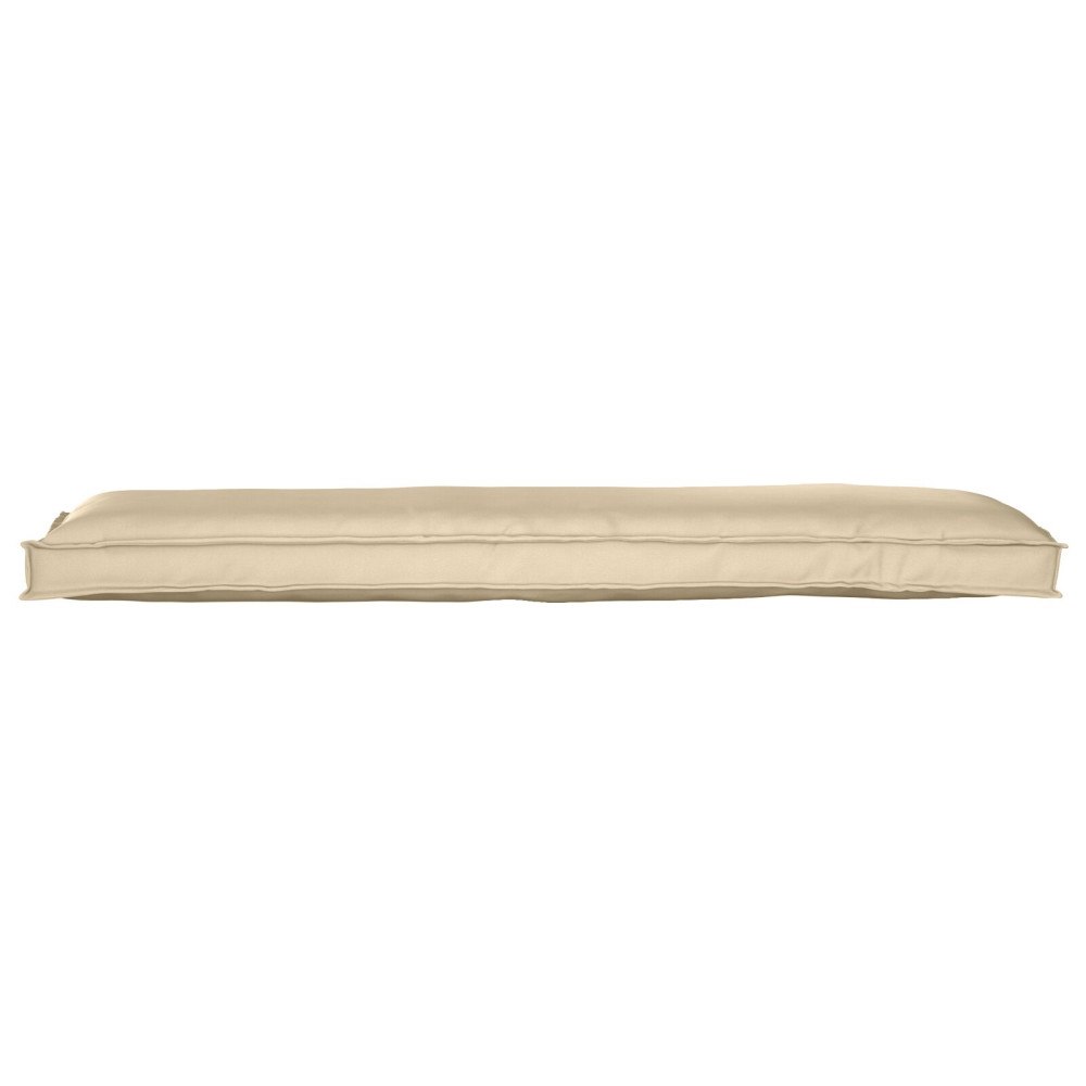 vidaXL Pallkudde för Bänk Beige 150x40x8 cm Oxford Tyg