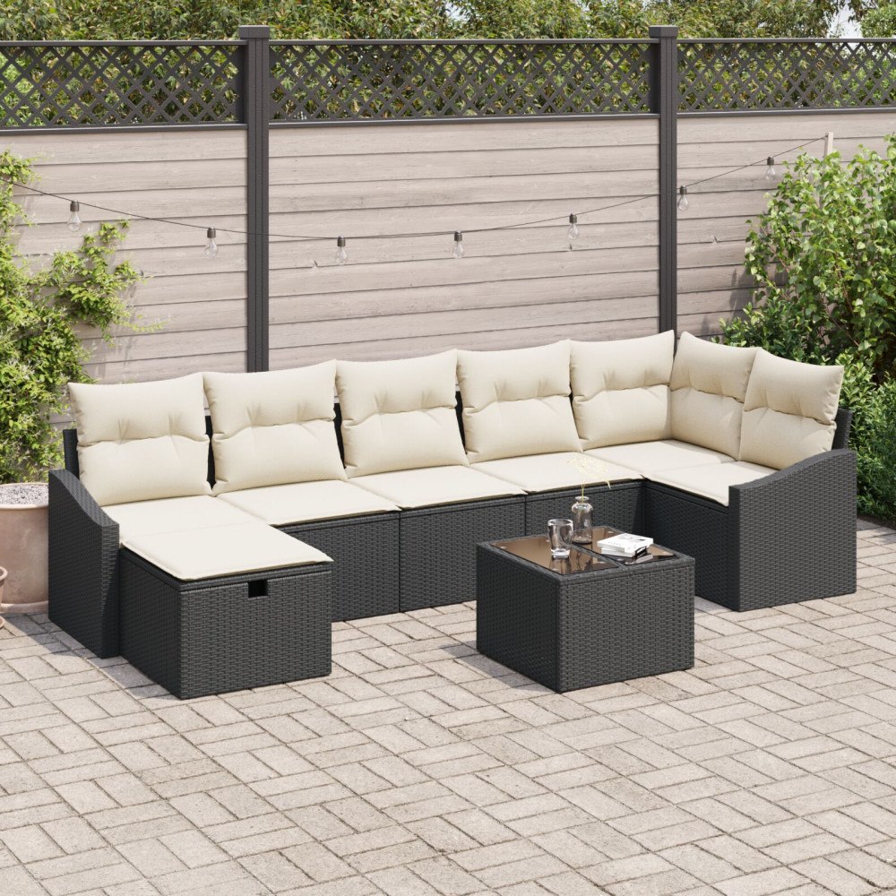 vidaXL Soffset 7 st konstrotting
