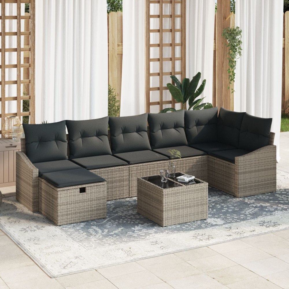 vidaXL Soffset 8 st konstrotting