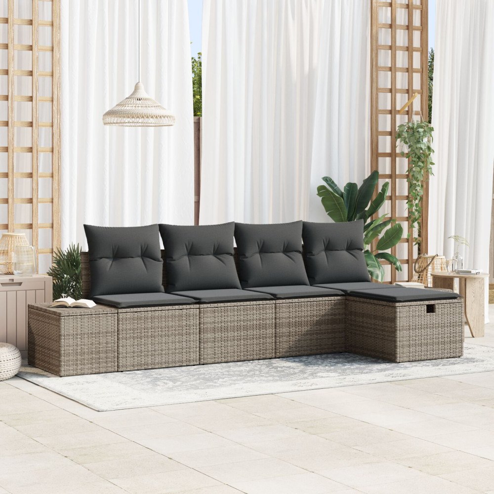 vidaXL Soffset 5 st konstrotting