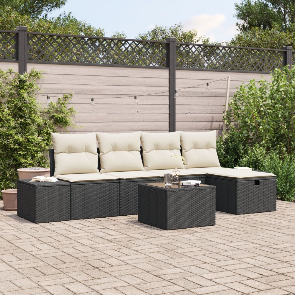 vidaXL Soffset 6 st konstrotting