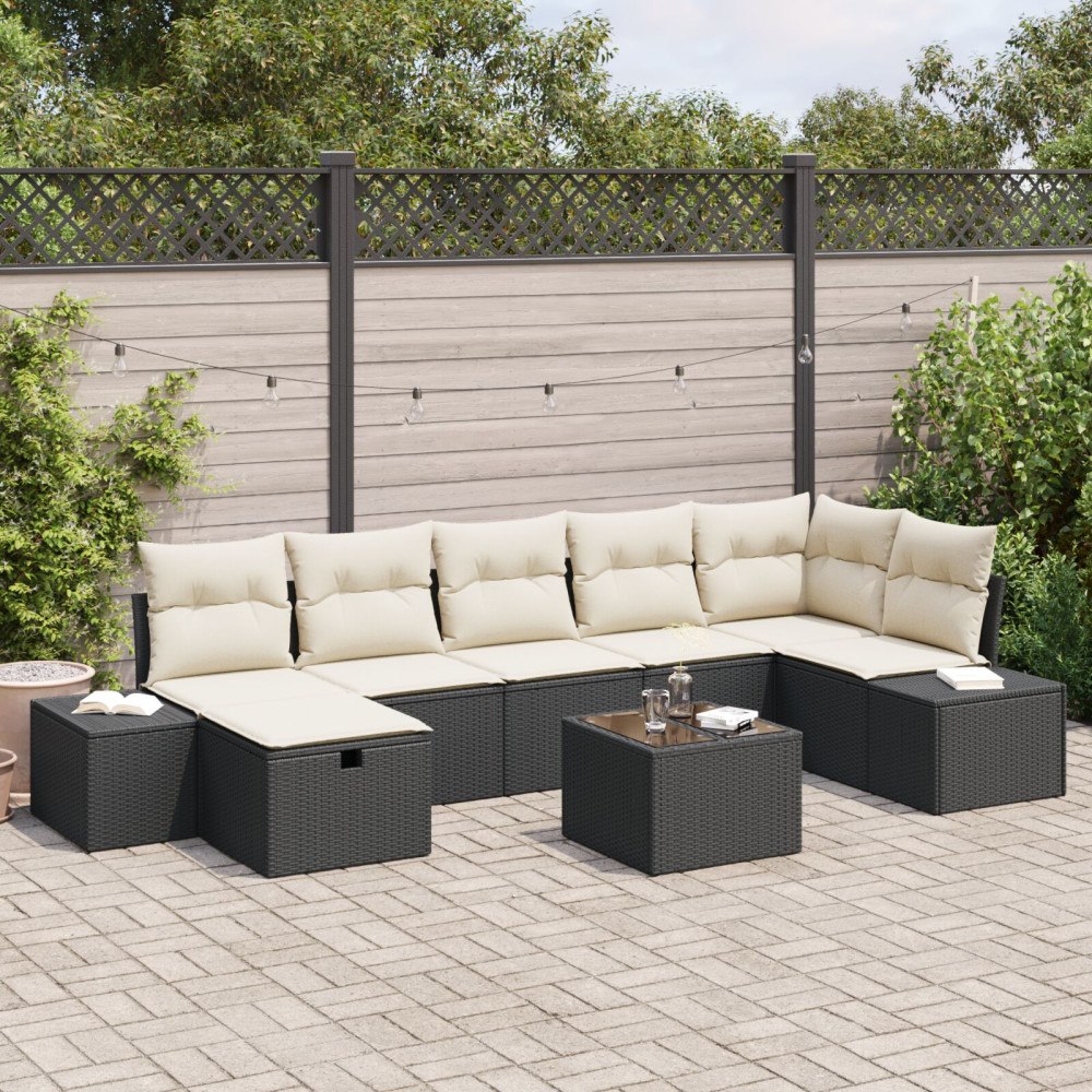 vidaXL Soffset 8 st konstrotting