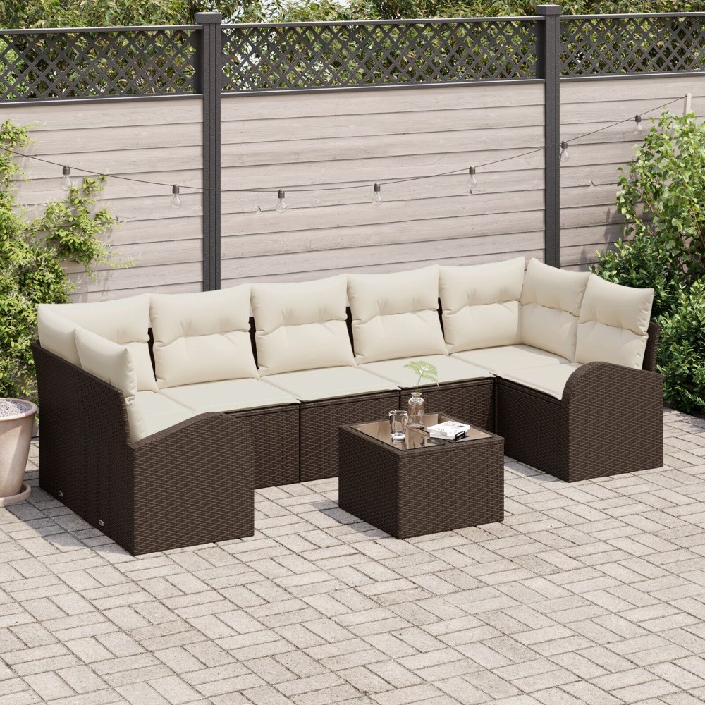 vidaXL Trädgårdsoffset Brun 55 x 55 x 37 cm konstrotting