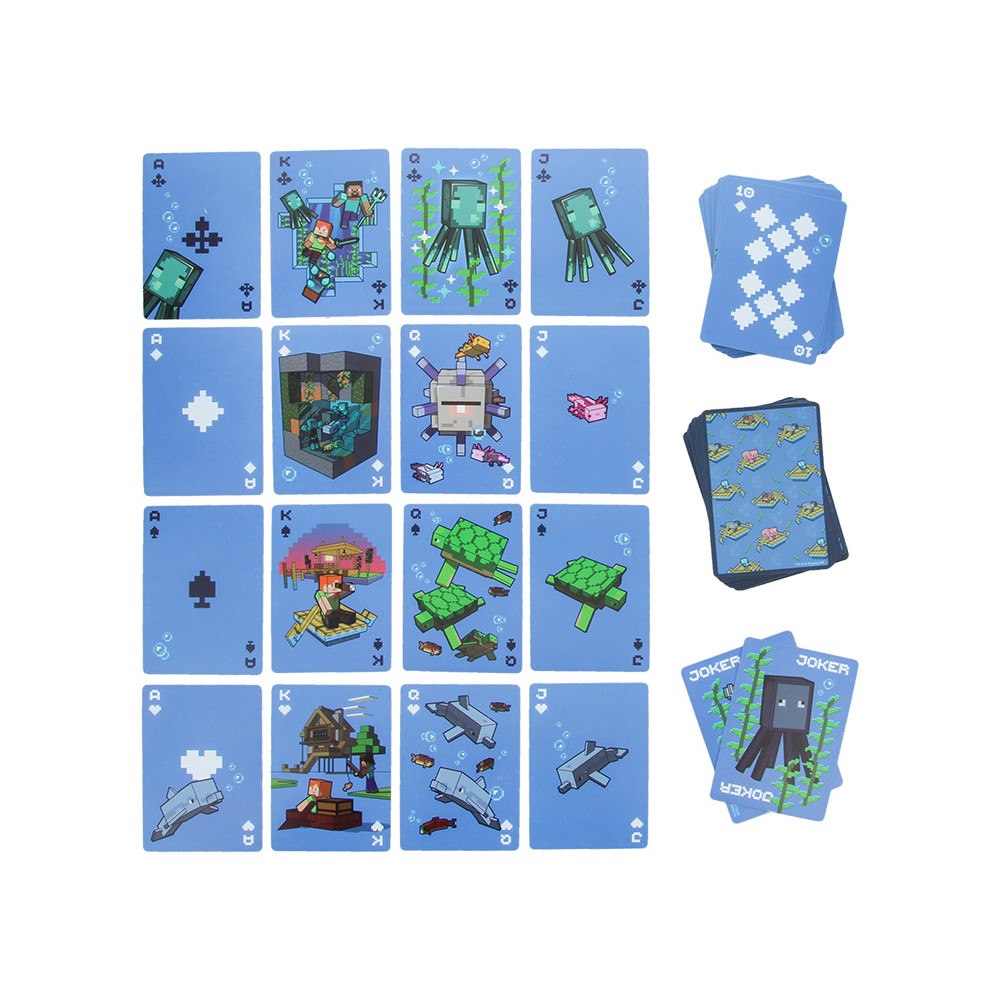 Paladone Minecraft Waterproof Playing Cards