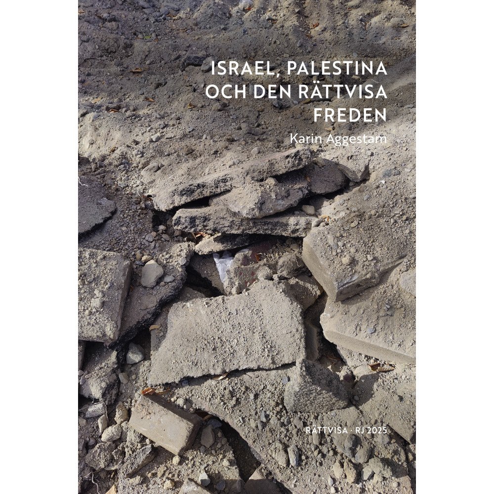 Makadam förlag Israel, Palestina och den rättvisa freden (RJ 2025: Rättvisa) (bok, danskt band)