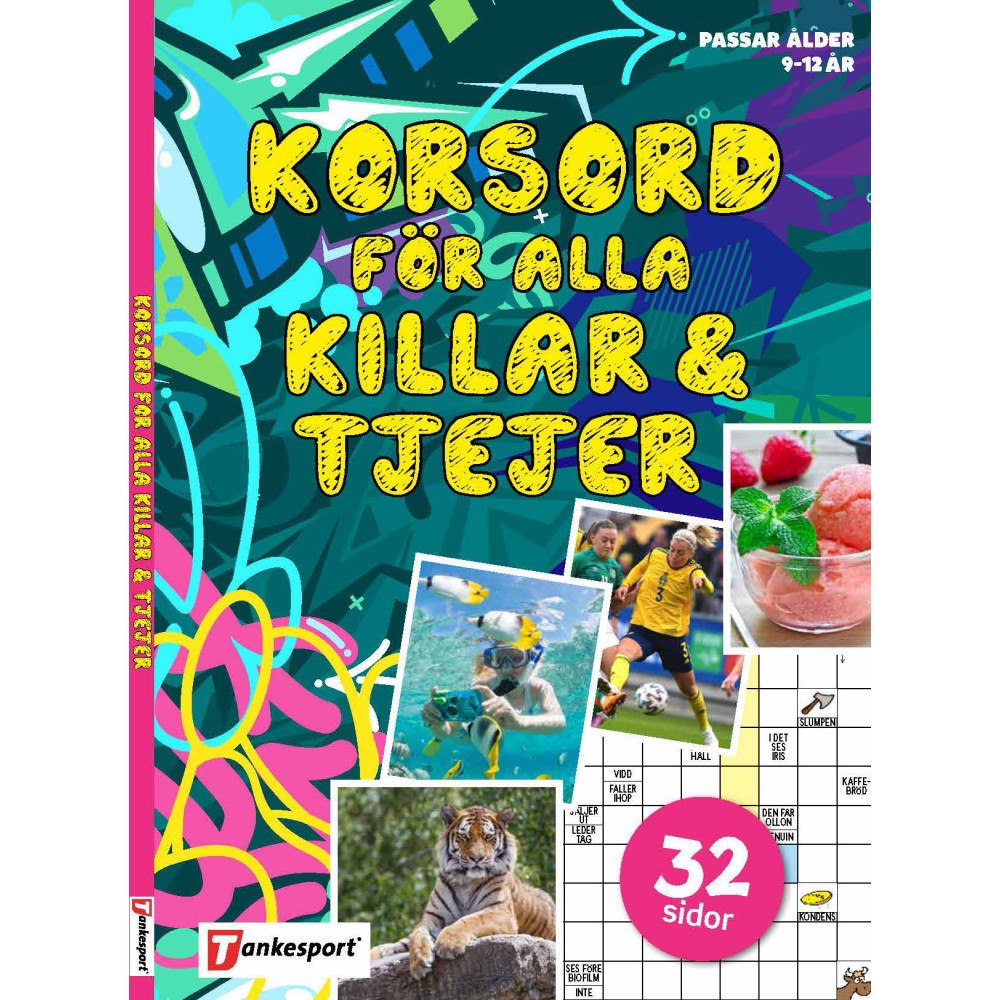 Stevali Korsord för alla killar & tjejer (häftad)