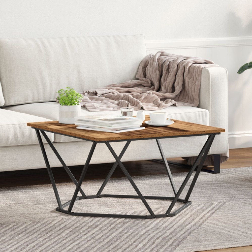vidaXL Kaffe Bord Gamla trädet Massivt återvunnet trä Medium