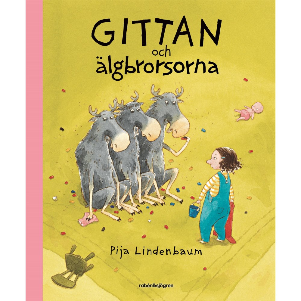 Pija Lindenbaum Gittan och älgbrorsorna (bok, halvklotband)