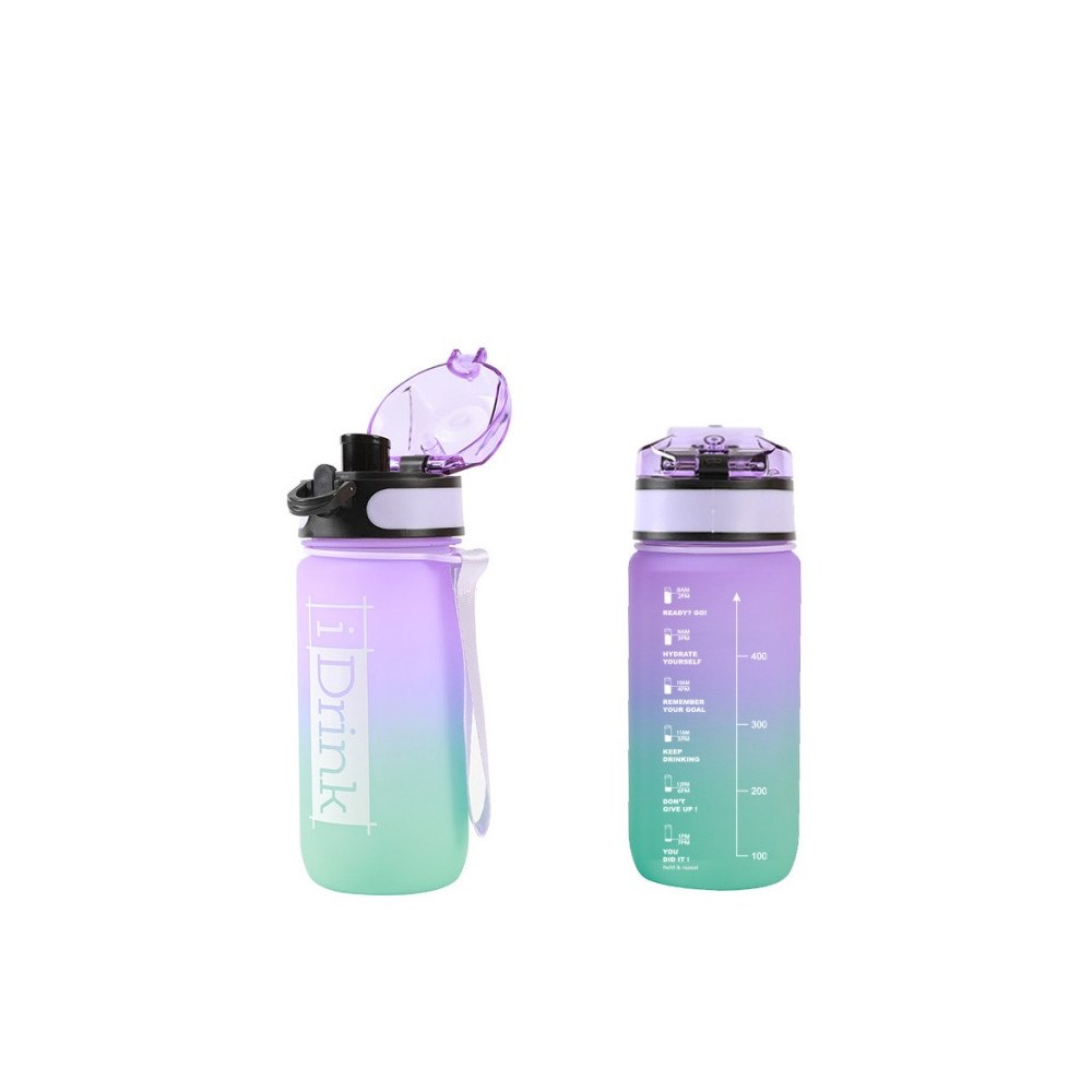 iTotal I-Drink - Tritan Bottle - 500 ml purple and aquamarine (ID2120)