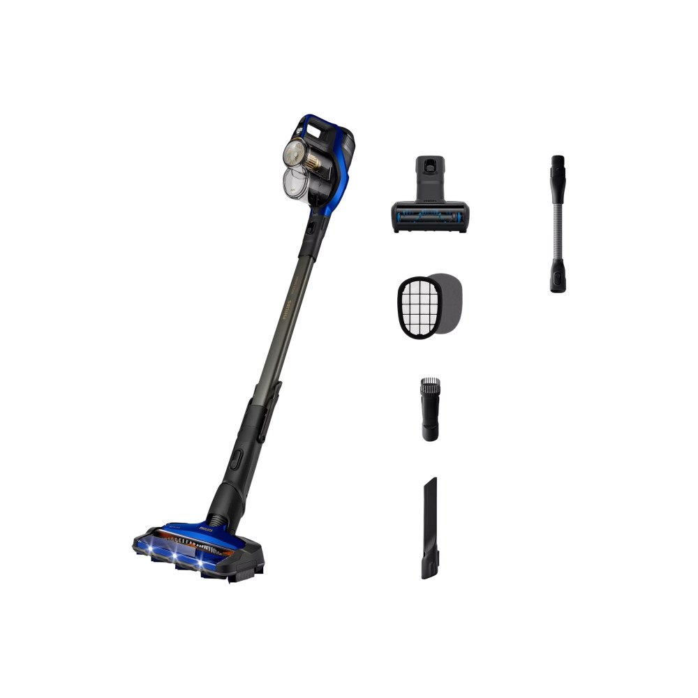 Philips Philips 8000 Series XC8049 - dammsugare - sladdlös - skaft/handhållen - himmelsblå